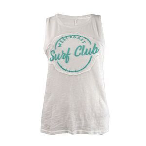 Free People Women's Martine Tank (S, Ivory Combo)